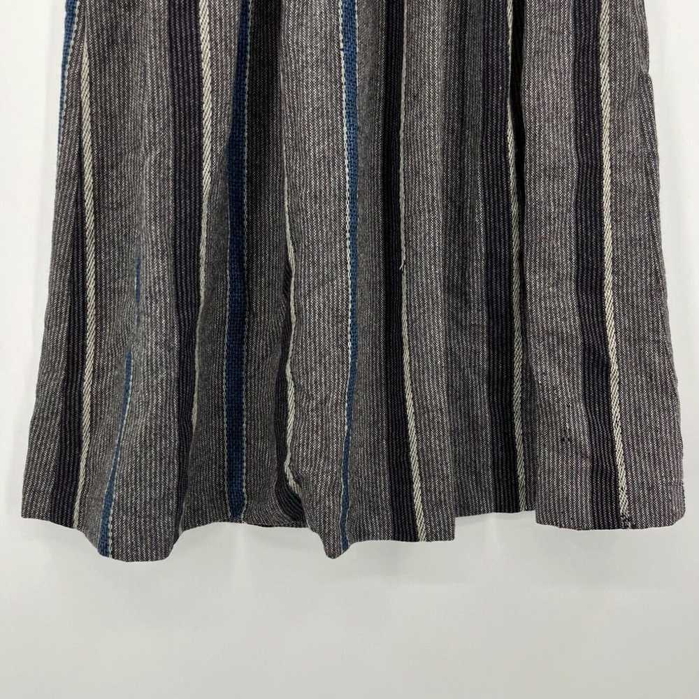 IDEA The Petite Idea Skirt Women's 4 Gray Striped… - image 3