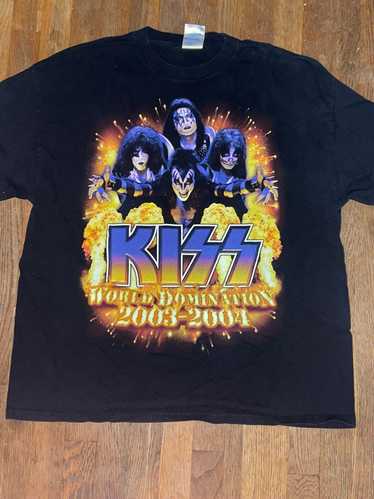 Kiss × Rock Band × Vintage Vintage KISS Tour Shirt