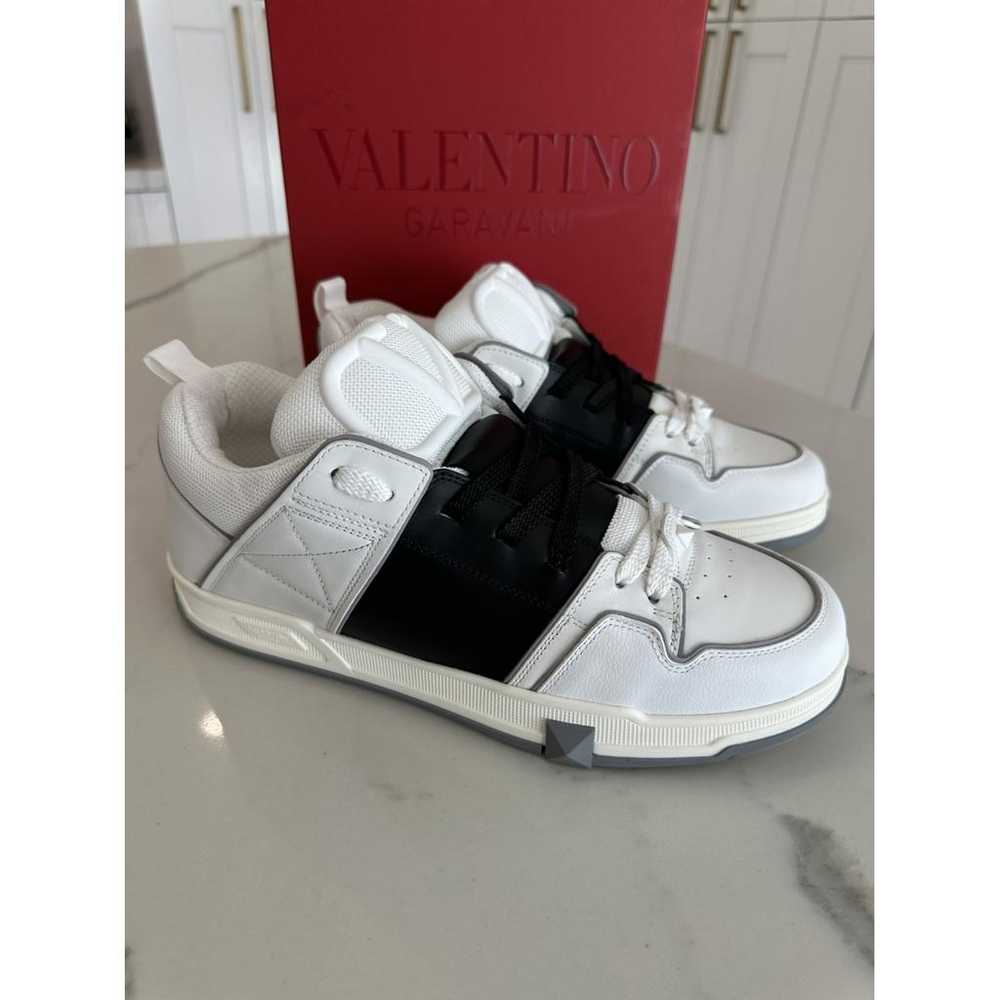 Valentino Garavani Leather low trainers - image 2