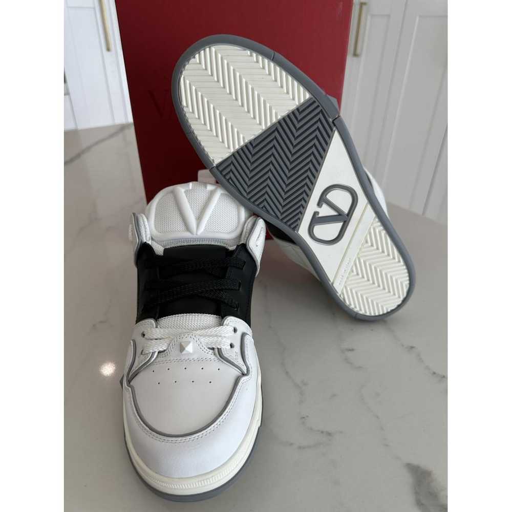 Valentino Garavani Leather low trainers - image 7