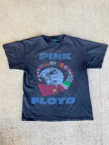 Band Tees × Pink Floyd × Vintage Faded 1989 Pink F