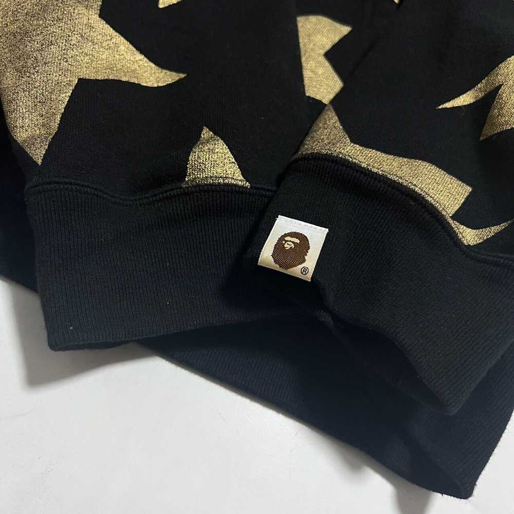 Bape BAPE Sta full zip hoodie black/gold - image 2