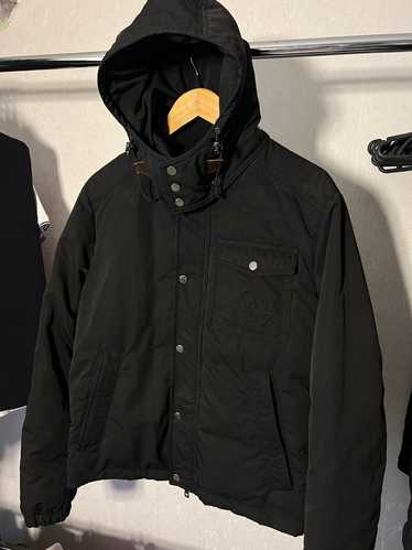 Moncler Moncler Puffer Jacket Black Big Logo Down 