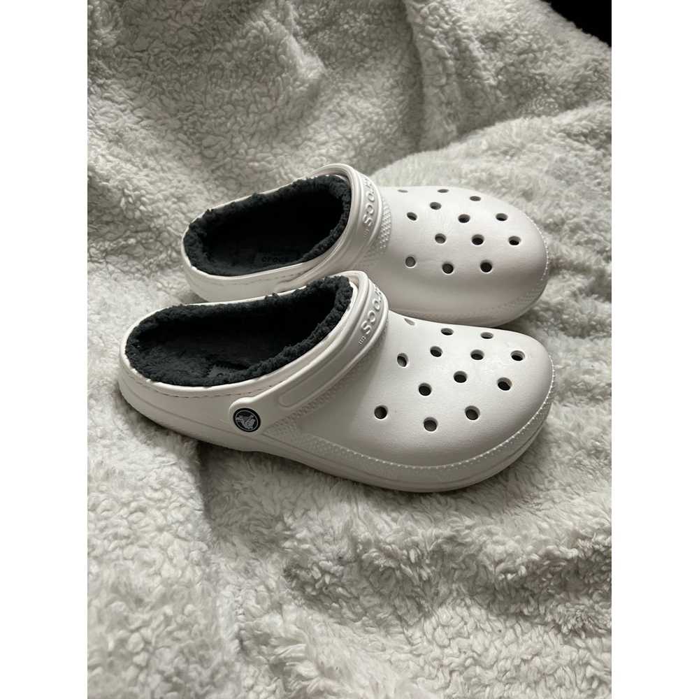 Crocs CROCS Women’s White Insulated Crocs Dual Co… - image 1