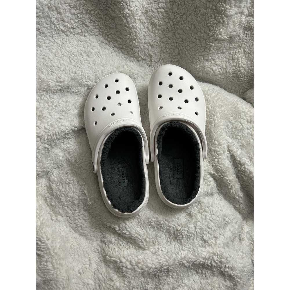 Crocs CROCS Women’s White Insulated Crocs Dual Co… - image 4