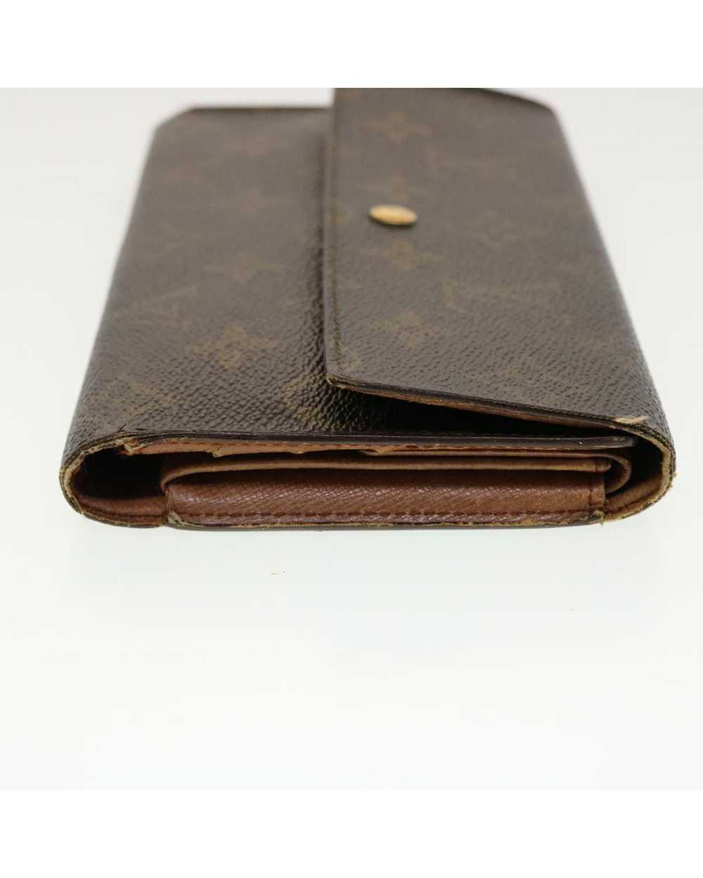 Louis Vuitton Monogram Long Wallet with Clasp But… - image 3