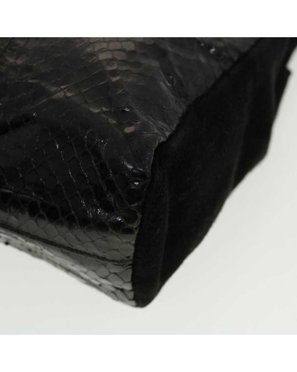 Prada Black Suede Hand Bag - image 8