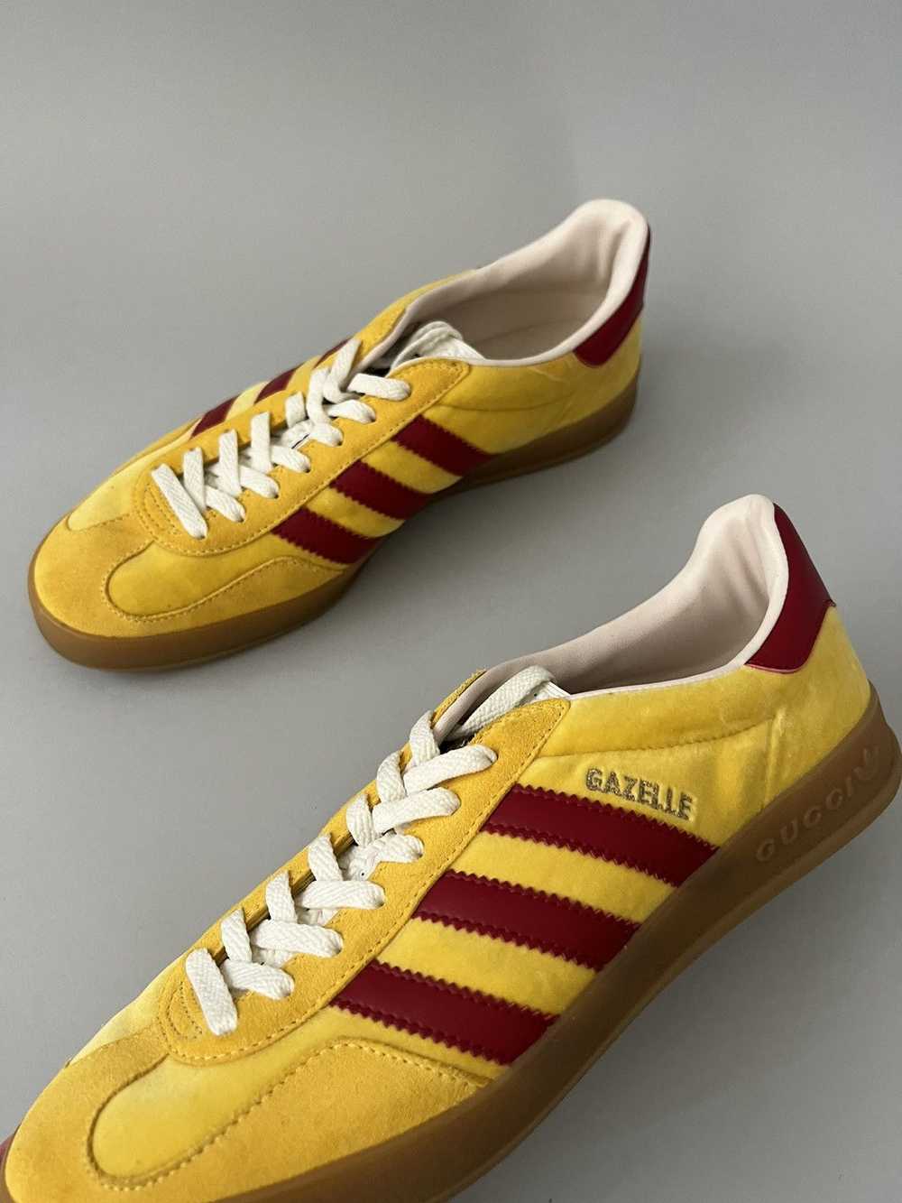 Adidas × Gucci Adidas x Gucci Gazelle Yellow - image 4