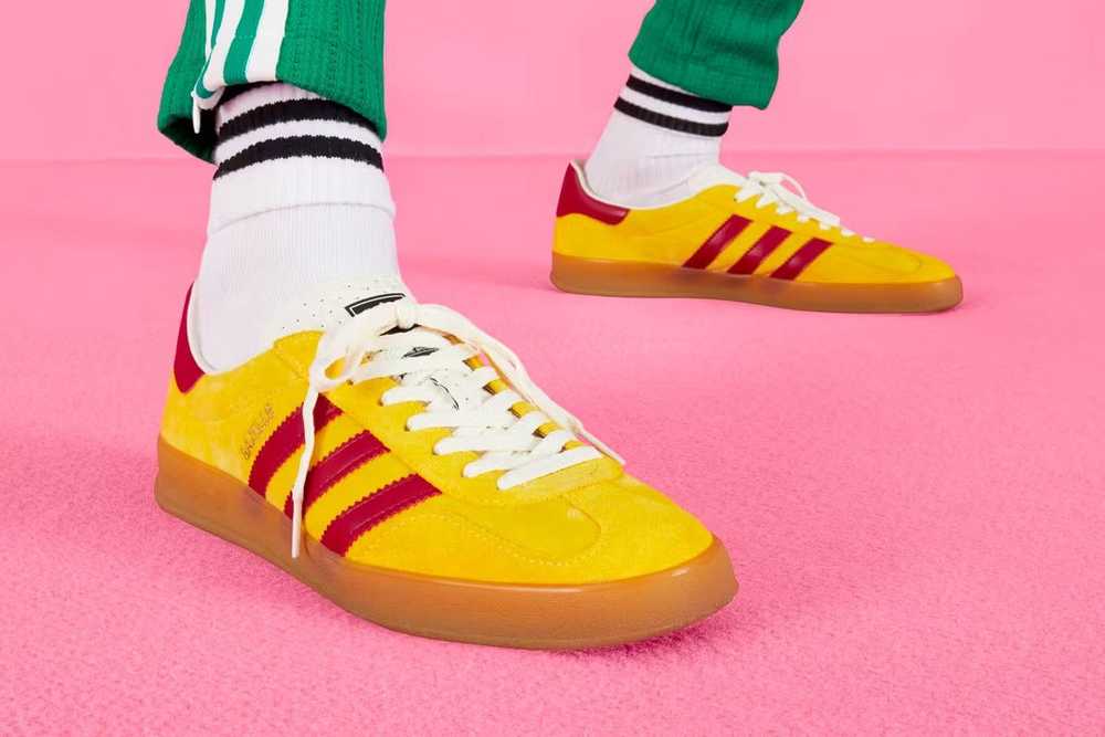 Adidas × Gucci Adidas x Gucci Gazelle Yellow - image 6