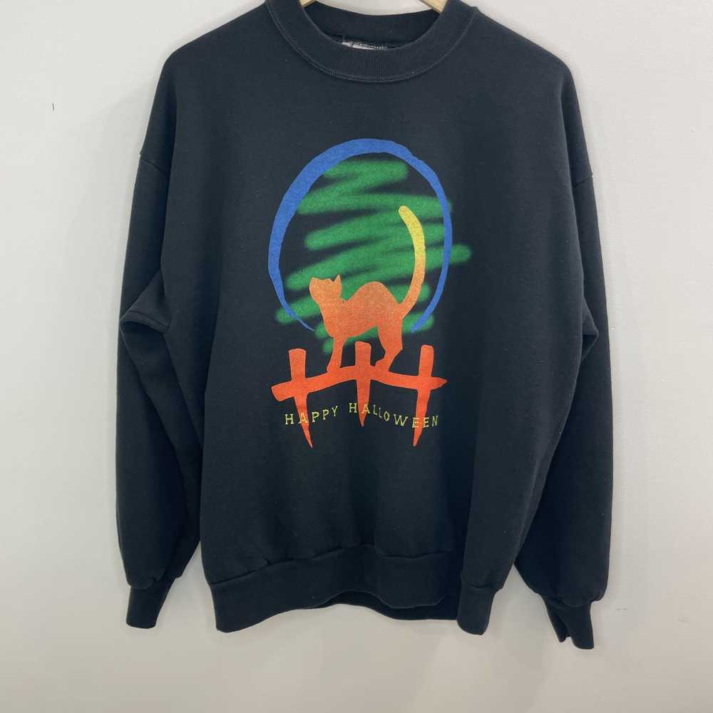 Made In Usa × Vintage Vintage Halloween Sweatshir… - image 1