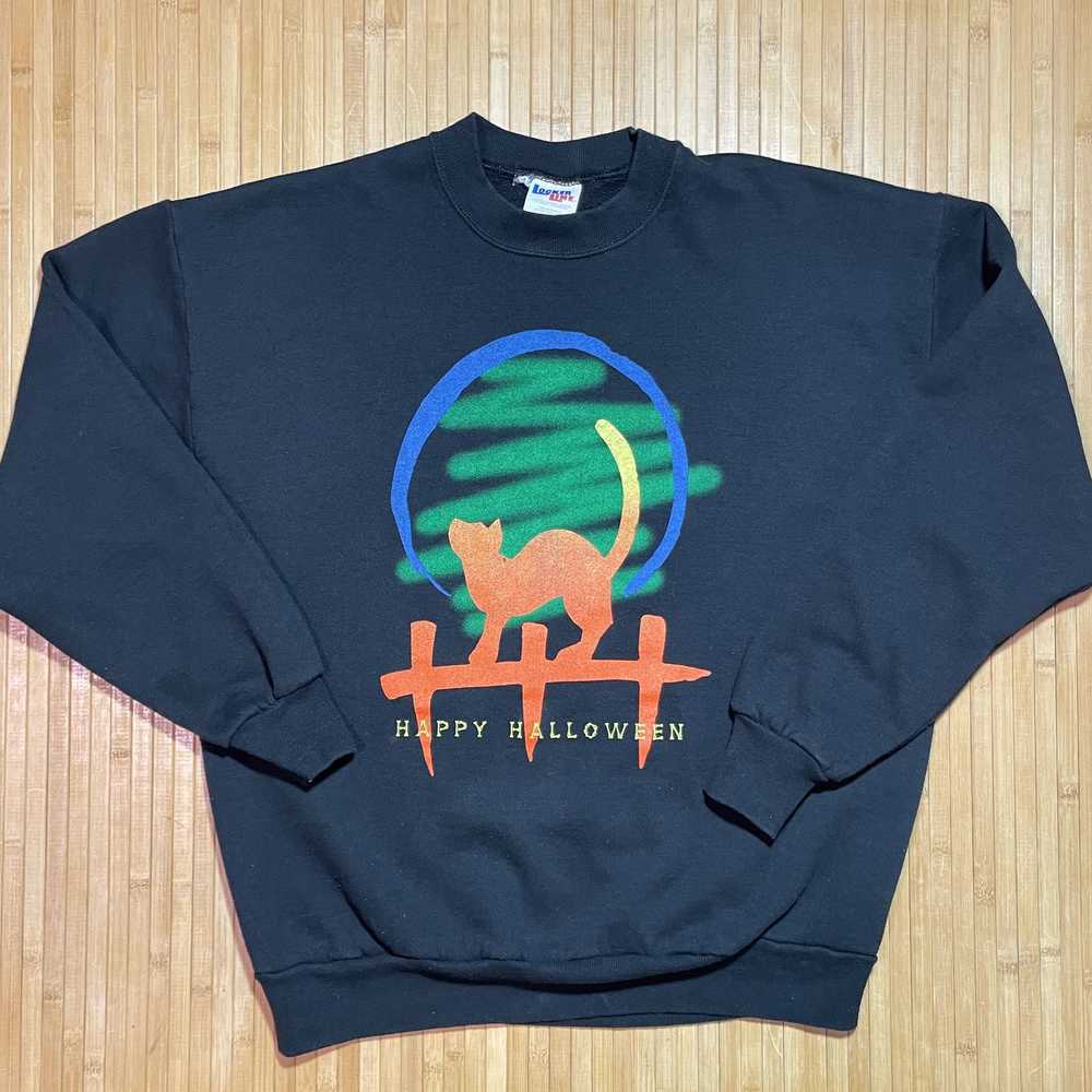 Made In Usa × Vintage Vintage Halloween Sweatshir… - image 4