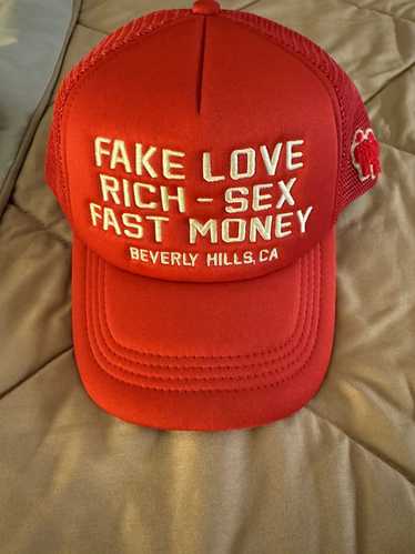 Homme + Femme La Fake love trucker hat