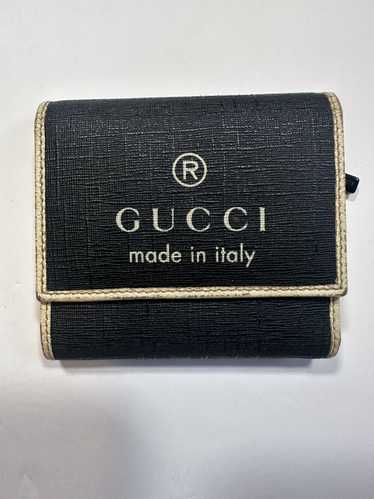 Gucci × Vintage GUCCI Tri Fold Unisex Wallet