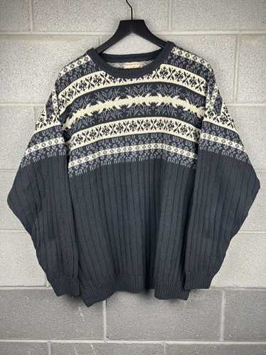 Coloured Cable Knit Sweater × Vintage × Woolrich W
