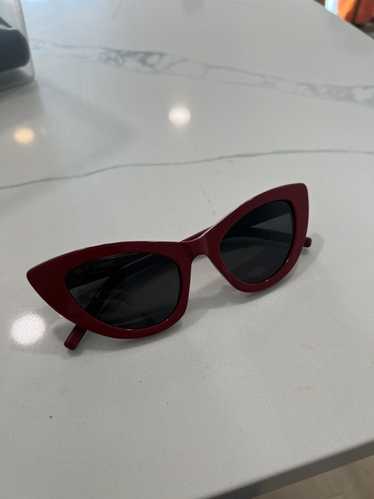 Saint Laurent Paris Red lily sunglasses