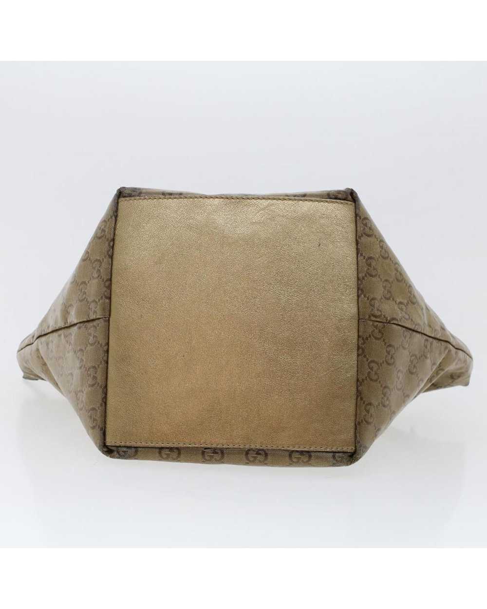 Gucci Beige Canvas Shoulder Bag - Italian Made Vi… - image 5