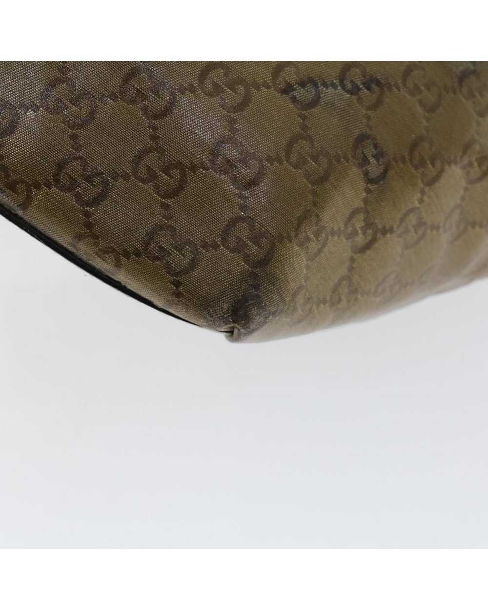 Gucci Beige Canvas Shoulder Bag - Italian Made Vi… - image 9
