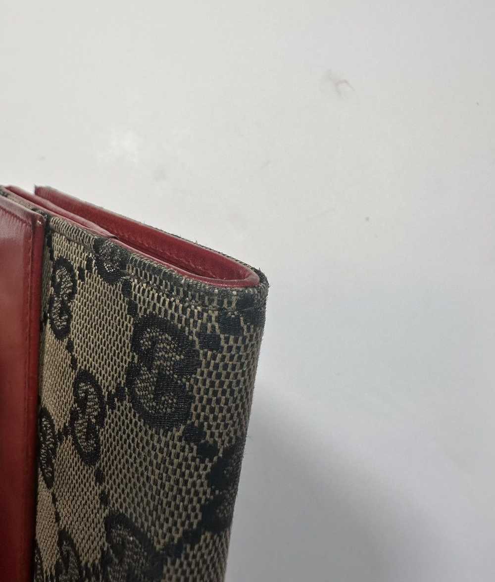 Gucci × Vintage GUCCI Jackie Flap Wallet Canvas M… - image 10