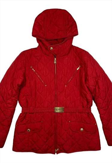 Ralph Lauren Vintage Ladies Red Quilted Jacket - image 1