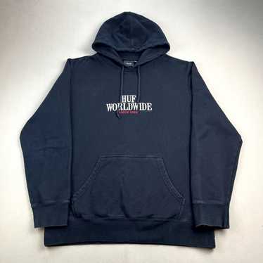 Huf Huf Hoodie Sweatshirt Adult XL Black Worldwide