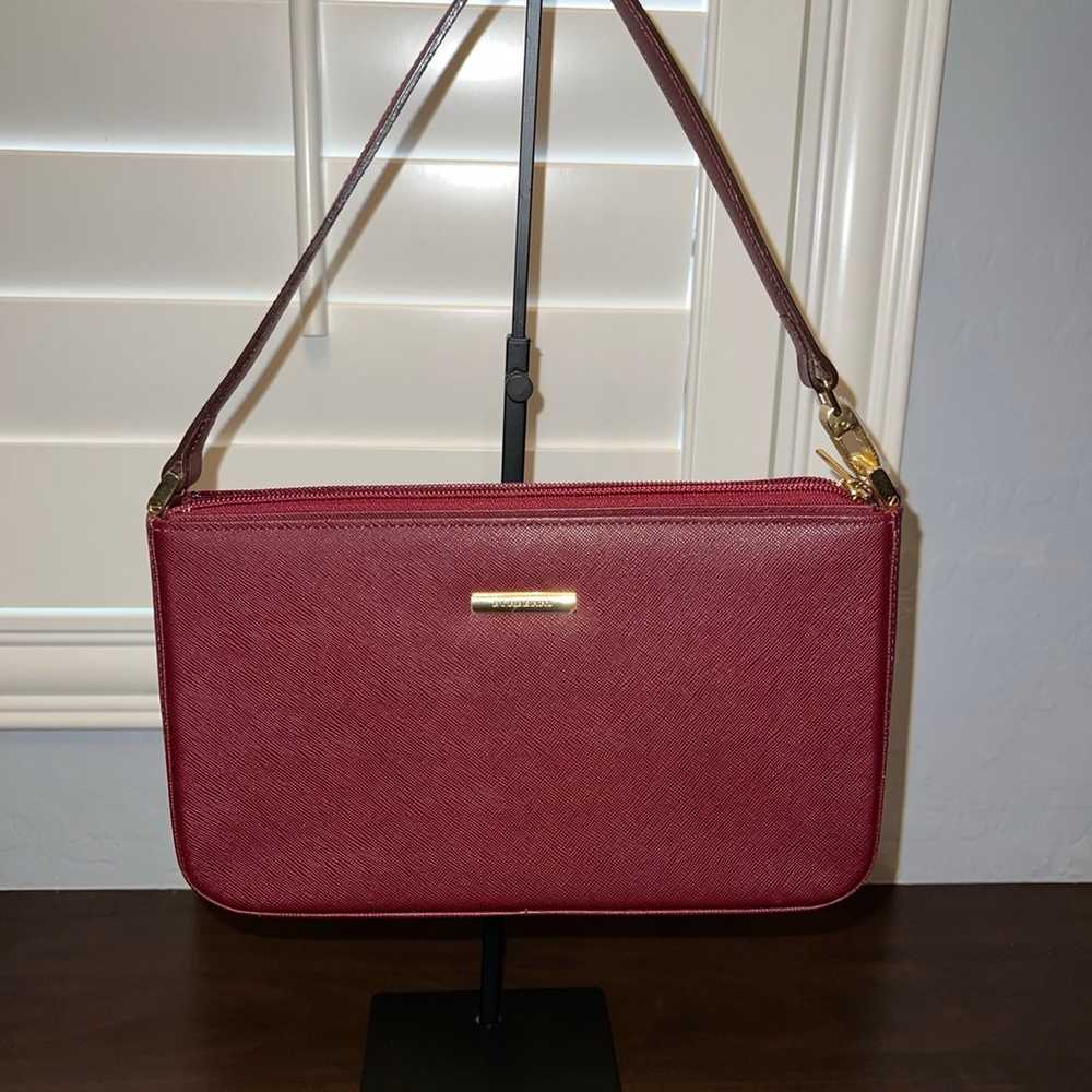 Authentic Burberry Saffiano Leather Shoulder Bag - image 1