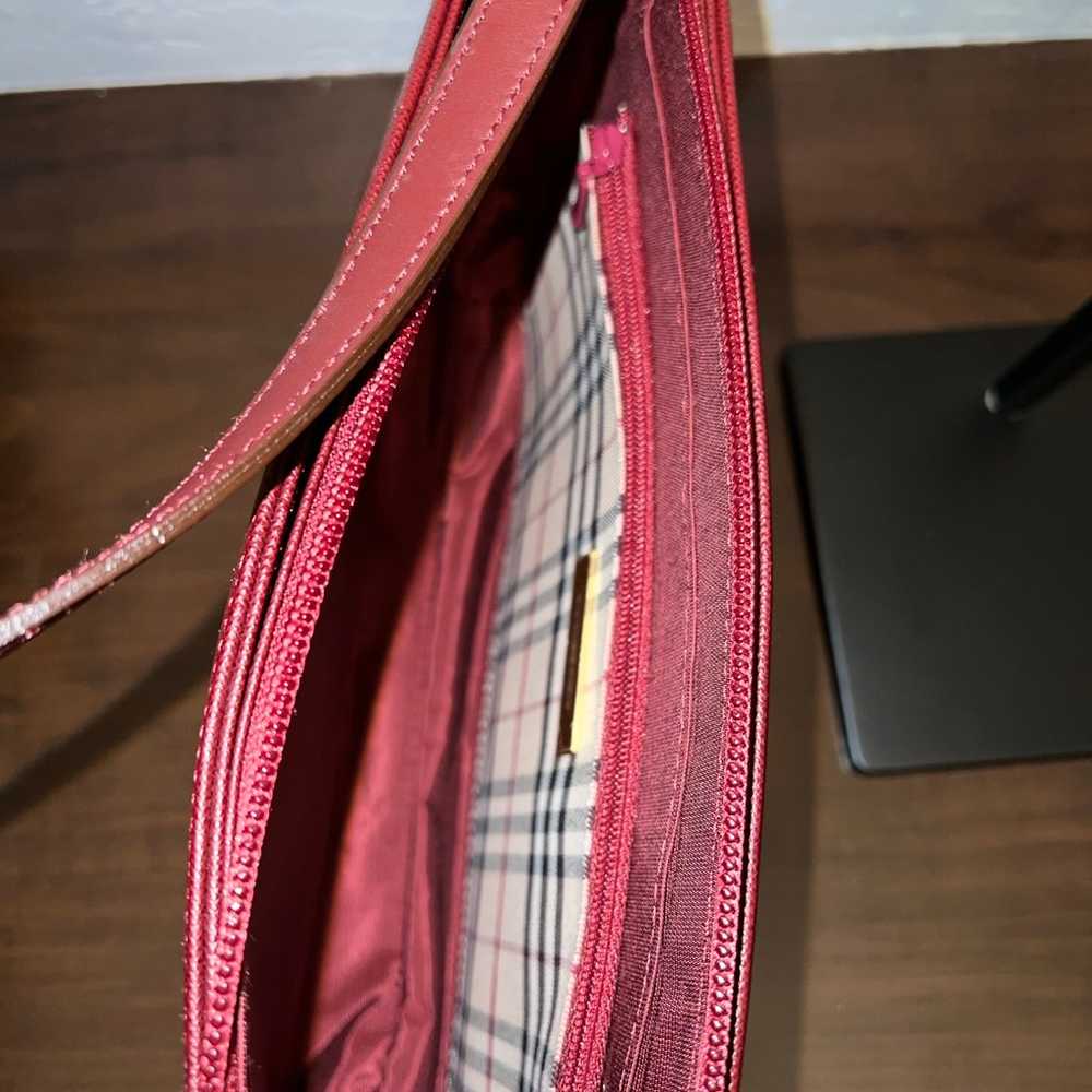 Authentic Burberry Saffiano Leather Shoulder Bag - image 6