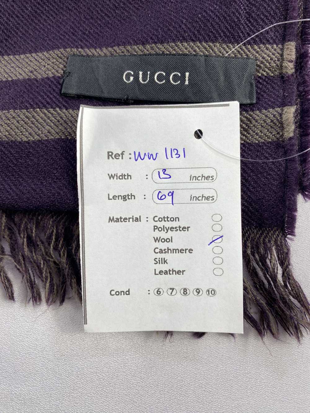 Gucci × Vintage Gucci Scarf / Muffler / Neckwear - image 5