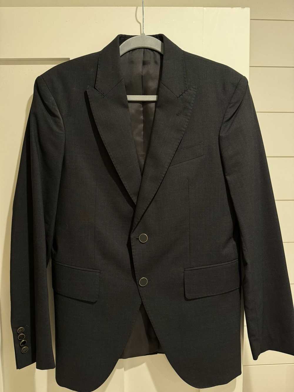 Louis Vuitton Louis Vuitton Charcoal Gray Blazer - image 1