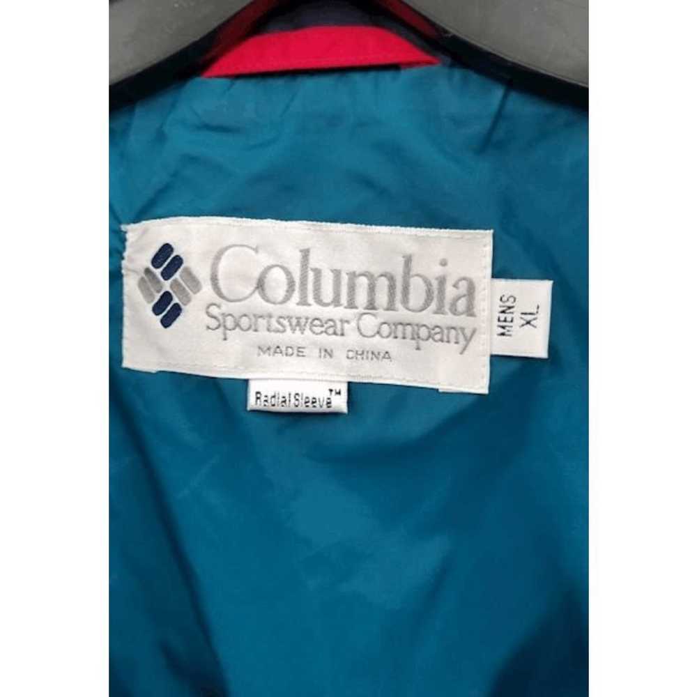 Columbia Columbia Vintage ‘80s Turquoise Blue + R… - image 5