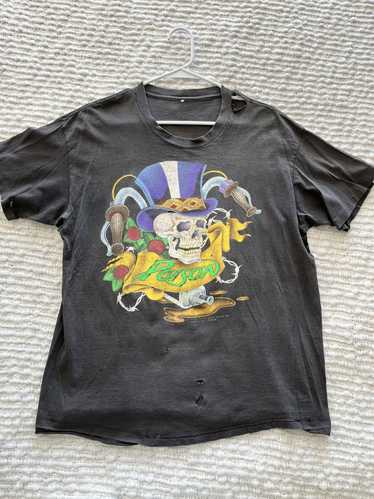 Vintage Vintage 1990 Poison Tee / Thrashed/Destroy