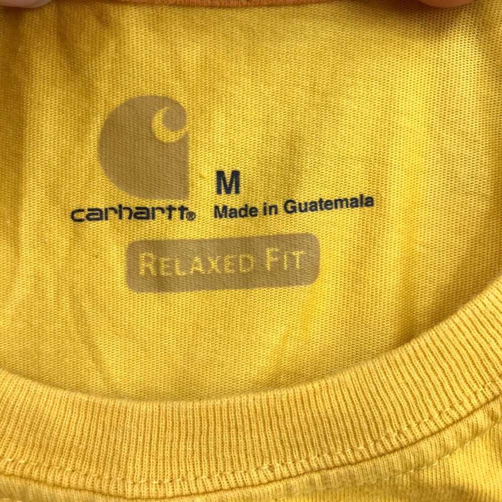 Carhartt Carhartt Shirt Adult Medium Yellow Relax… - image 2