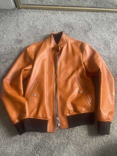 Tom Ford STUNNING Tom Ford Leather Jacket in ORANG