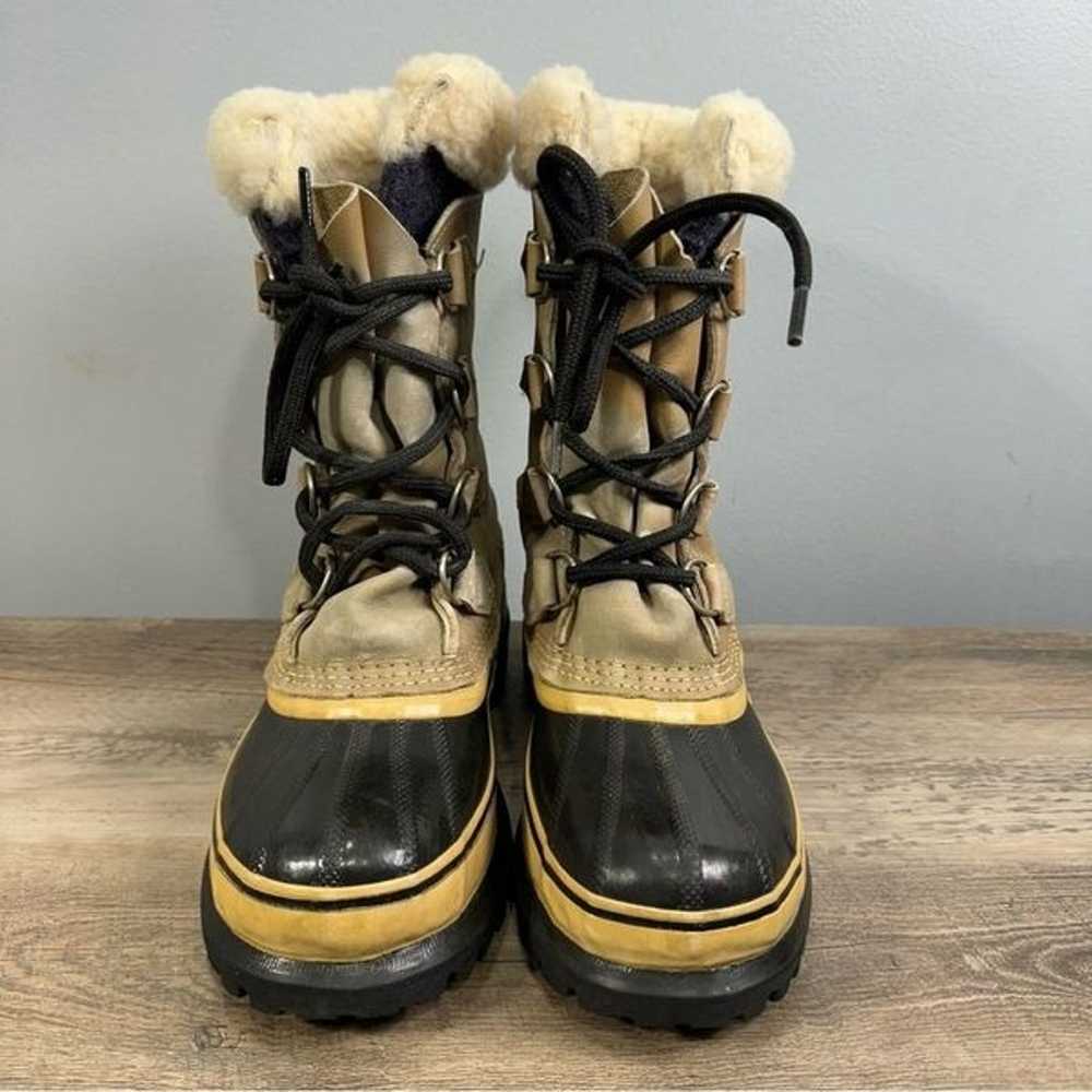 Vintage Sorel Women’s Caribou Boots sz 5 Handcraf… - image 4
