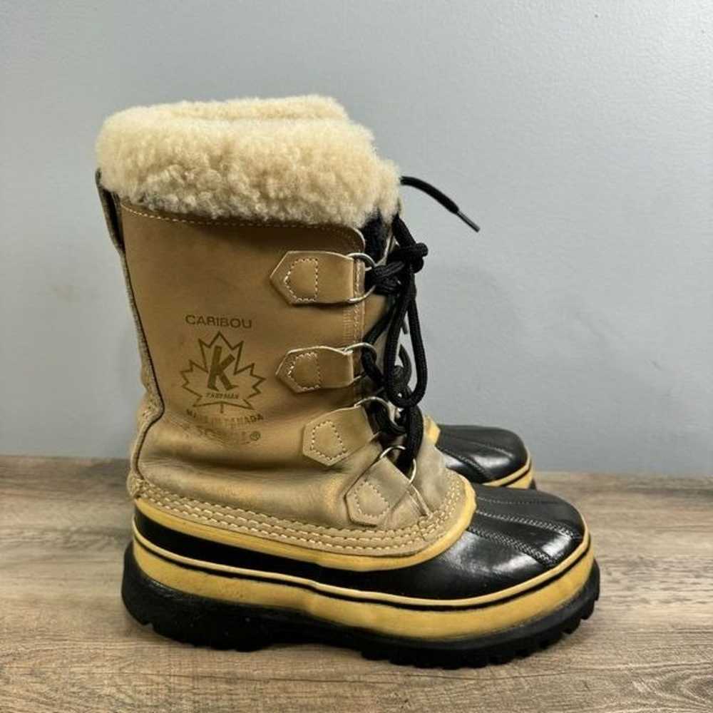 Vintage Sorel Women’s Caribou Boots sz 5 Handcraf… - image 9