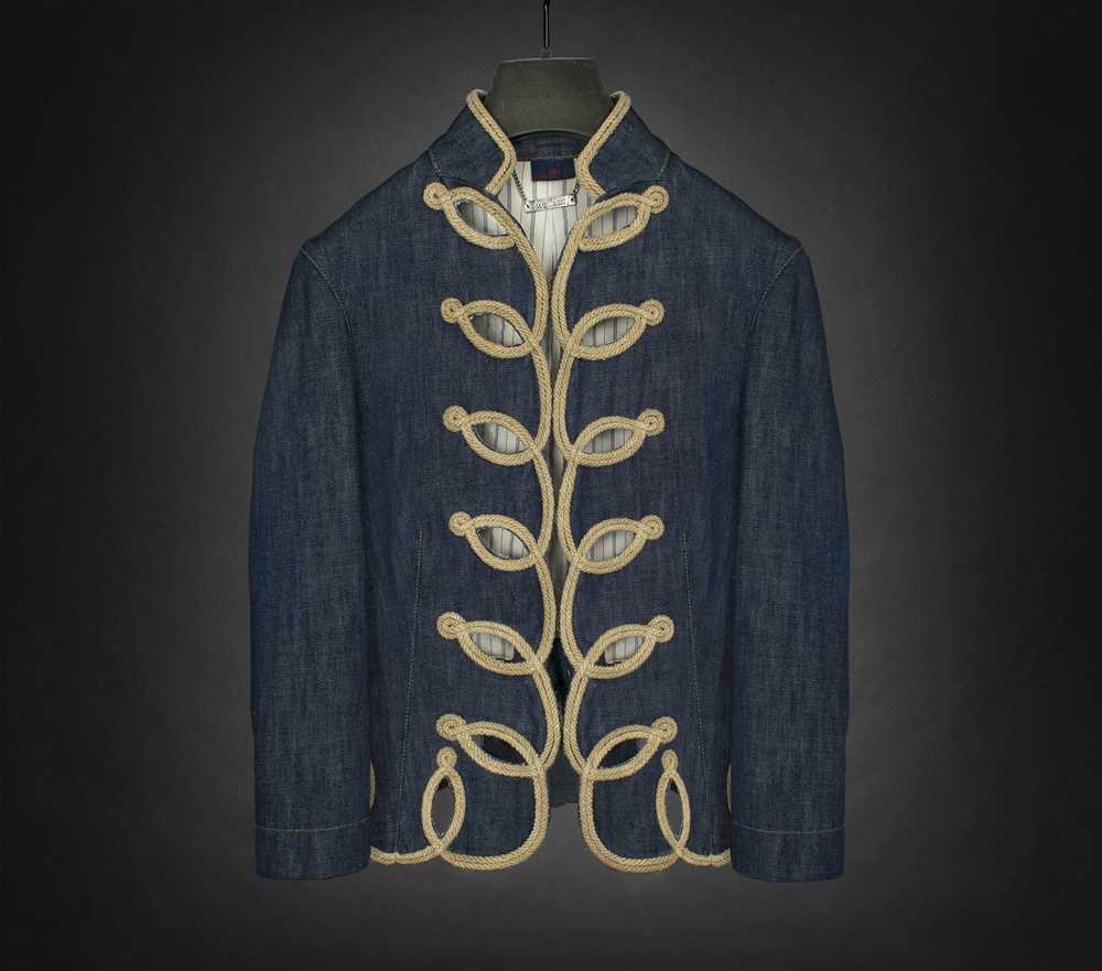 Alexander McQueen DENIM JACKET WITH EMBROIDERY, R… - image 1