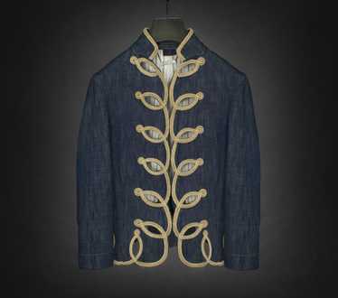 Alexander McQueen DENIM JACKET WITH EMBROIDERY, R… - image 1