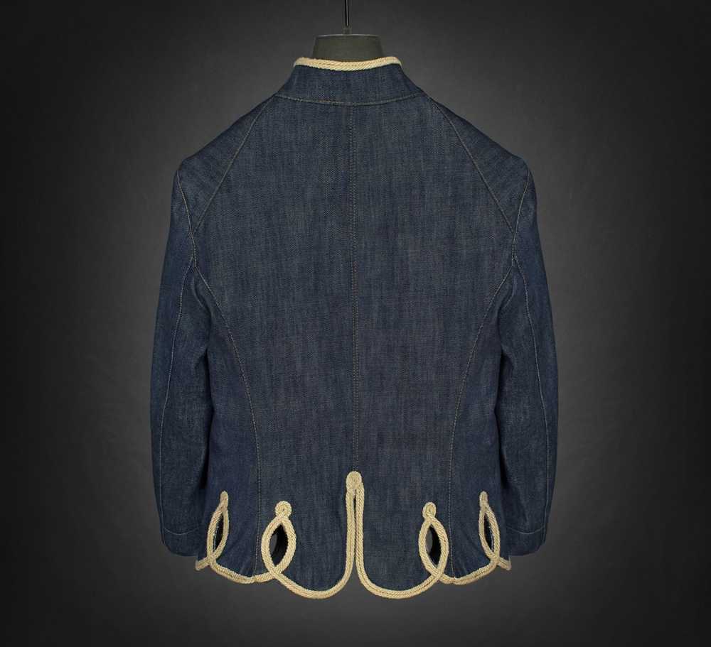 Alexander McQueen DENIM JACKET WITH EMBROIDERY, R… - image 2