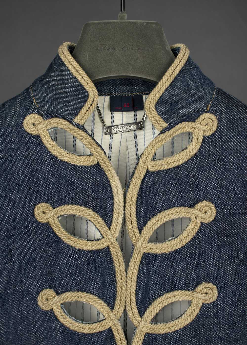 Alexander McQueen DENIM JACKET WITH EMBROIDERY, R… - image 3