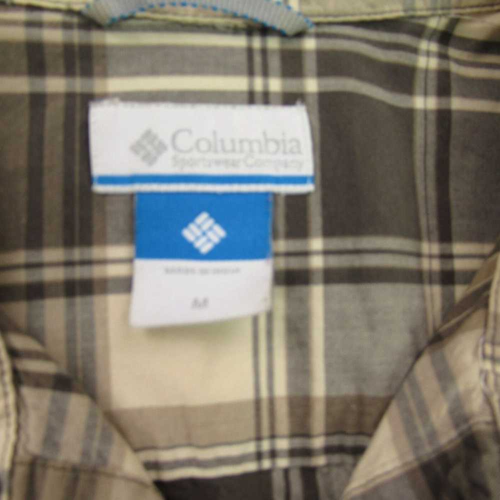 Vintage Columbia Shirt Mens Medium Short Sleeve P… - image 3