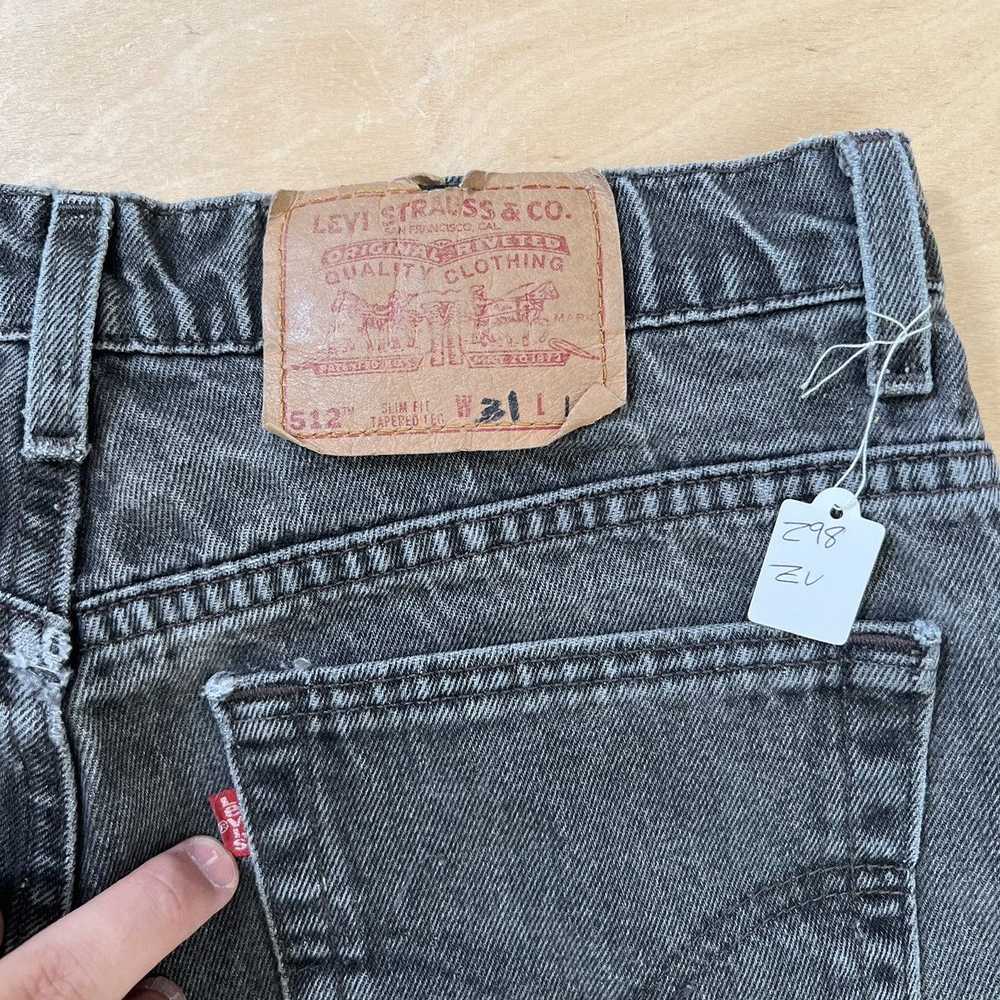 Levi's × Vintage Vintage Levis 512 Jeans 30x26.5 … - image 7