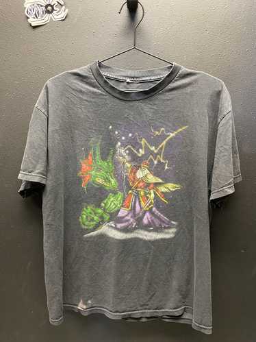 Streetwear × Vintage Y2K Wizard Dragon T-Shirt