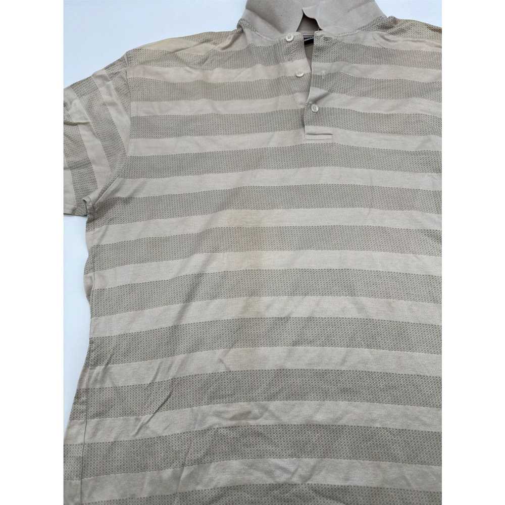 Vintage Ping Polo Shirt Men Large Beige Striped S… - image 2