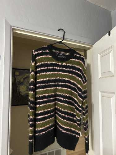 Allsaints Allsaints mohair striped sweater