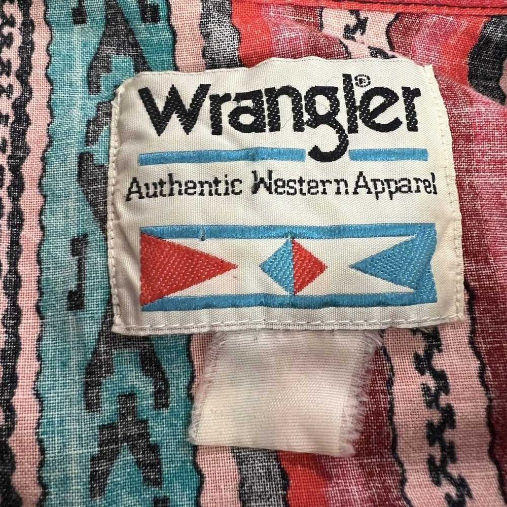 Vintage Wrangler Shirt Size Medium Women’s 1980’s… - image 2