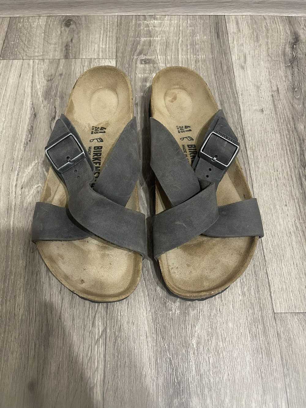 Birkenstock BIRKENSTOCK SUEDE GRAY STONE ARIZONA … - image 1