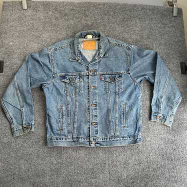 Levi's Levis Jacket Mens Large Vintage Denim Jean… - image 1