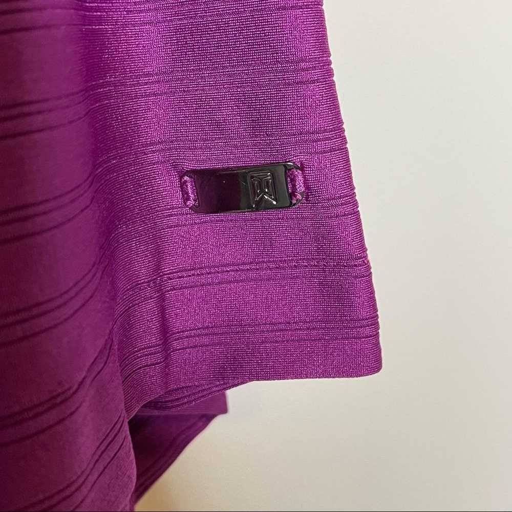 Nike Nike Fit Dry Tiger Woods purple textured str… - image 3