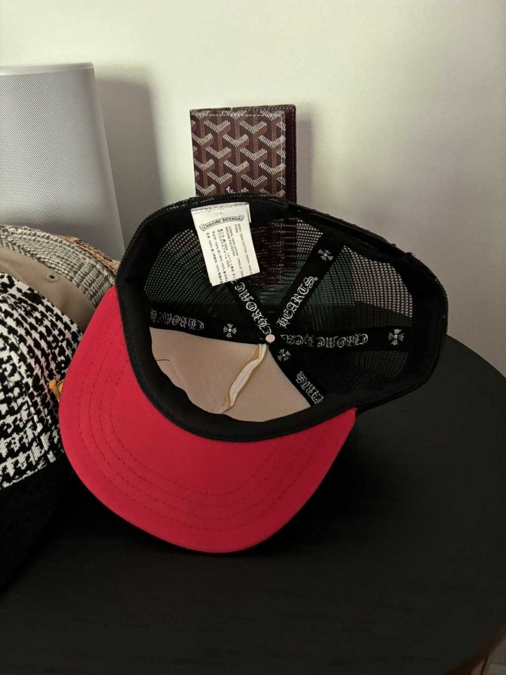 Chrome Hearts RARE - BLACK | RED HOLLYWOOD HAT - image 11