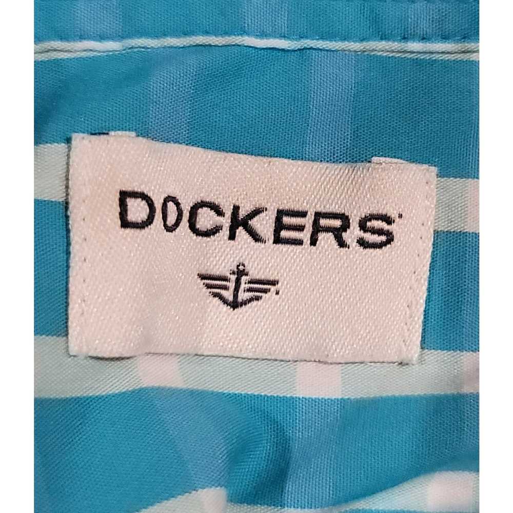Dockers Dockers Blue White Check Button Up Men Sh… - image 3