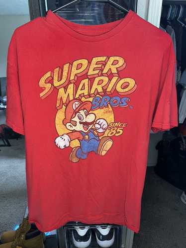 Streetwear × Vintage super mario bros shirt size L
